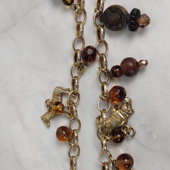 Three Ladies Animal Charm Necklace - Picture 12 of 15